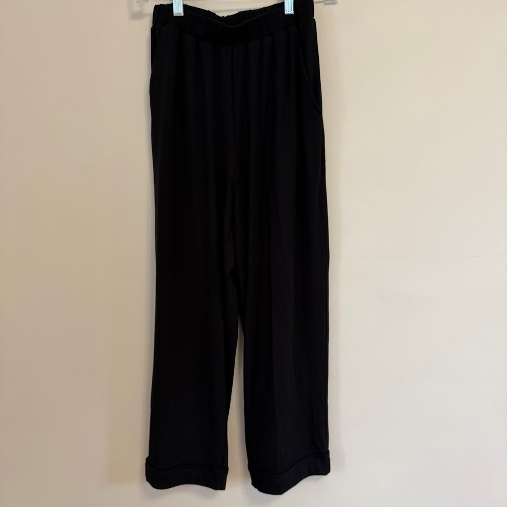 Universal Standard Jersey Drop Crotch Pants – Black – Size 4XS (00–0) NWT - Picture 2 of 16